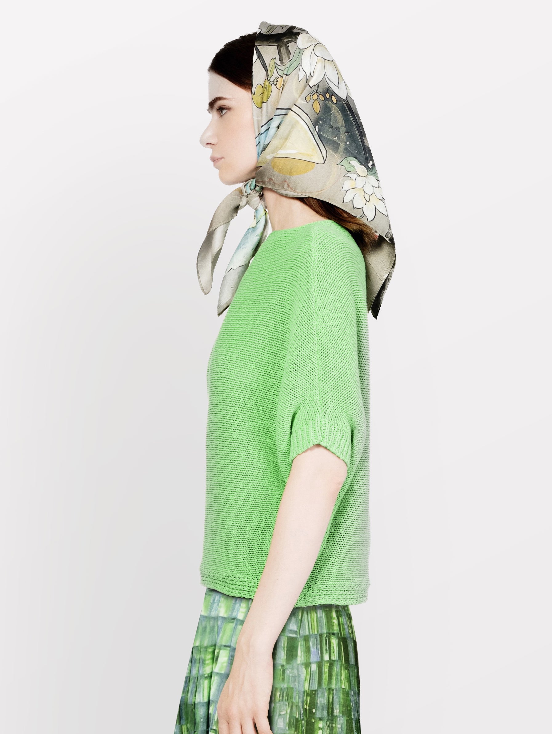 Talking Walls juliette mint relaxed jumper mint