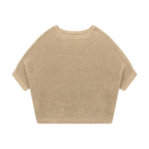 Talking Walls juliette summer sand relaxed jumper summer sand
