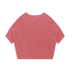 Talking Walls juliette sun kissed coral relaxed jumper sun kissed coral