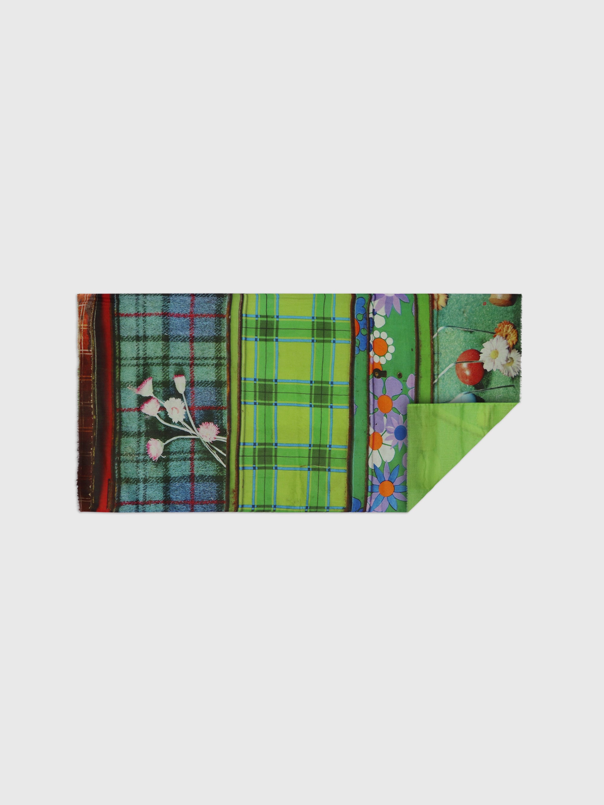Talking Walls lana double face double face rectangular scarf cookie can