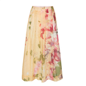 Talking Walls lily bloomique pleated long skirt bloomique