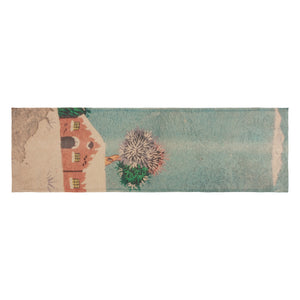 Talking Walls lina snow knitted rectangular scarf snow