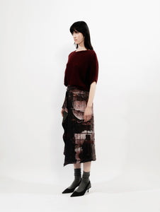 Talking Walls lio red dahlia relaxed jumper red dahlia