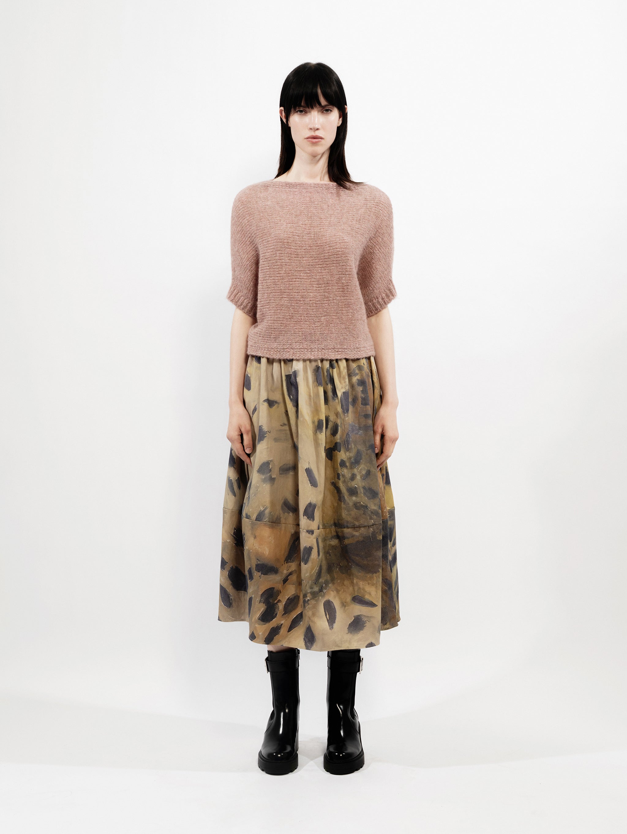 Talking Walls lio wood rose relaxed jumper wood rose