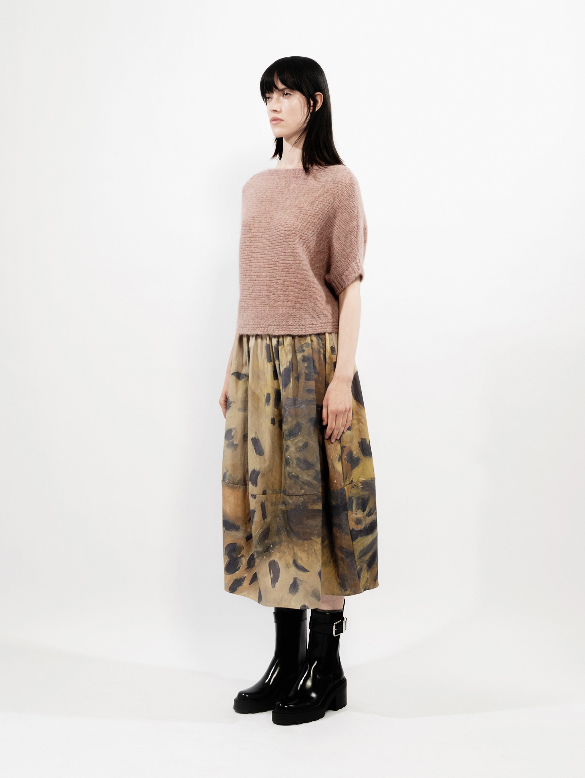Talking Walls lio wood rose relaxed jumper wood rose