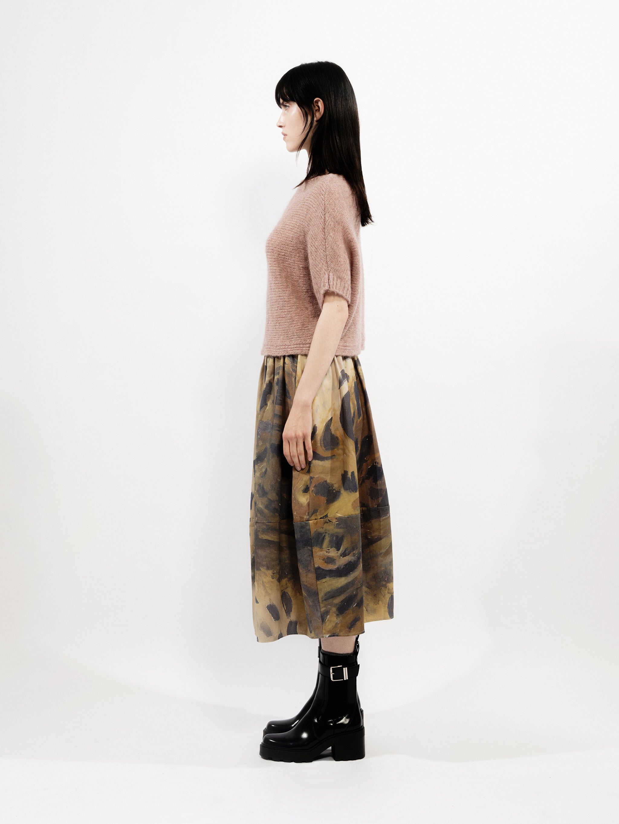 Talking Walls lio wood rose relaxed jumper wood rose