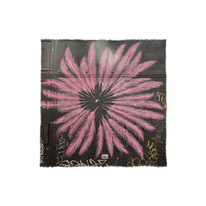 Talking Walls mae burlesque single face square scarf burlesque