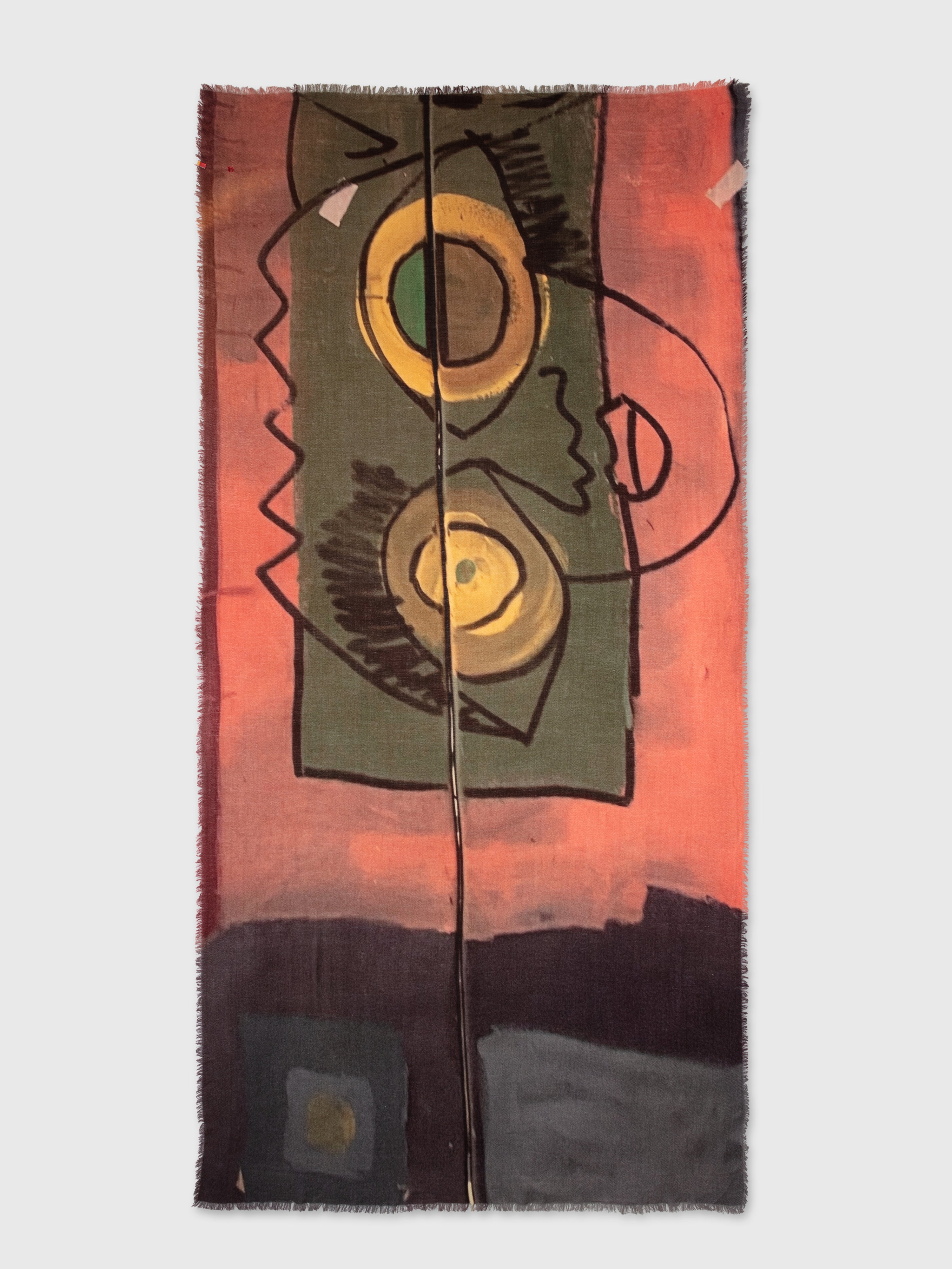 Talking Walls marilyn ocular single face rectangular scarf ocular