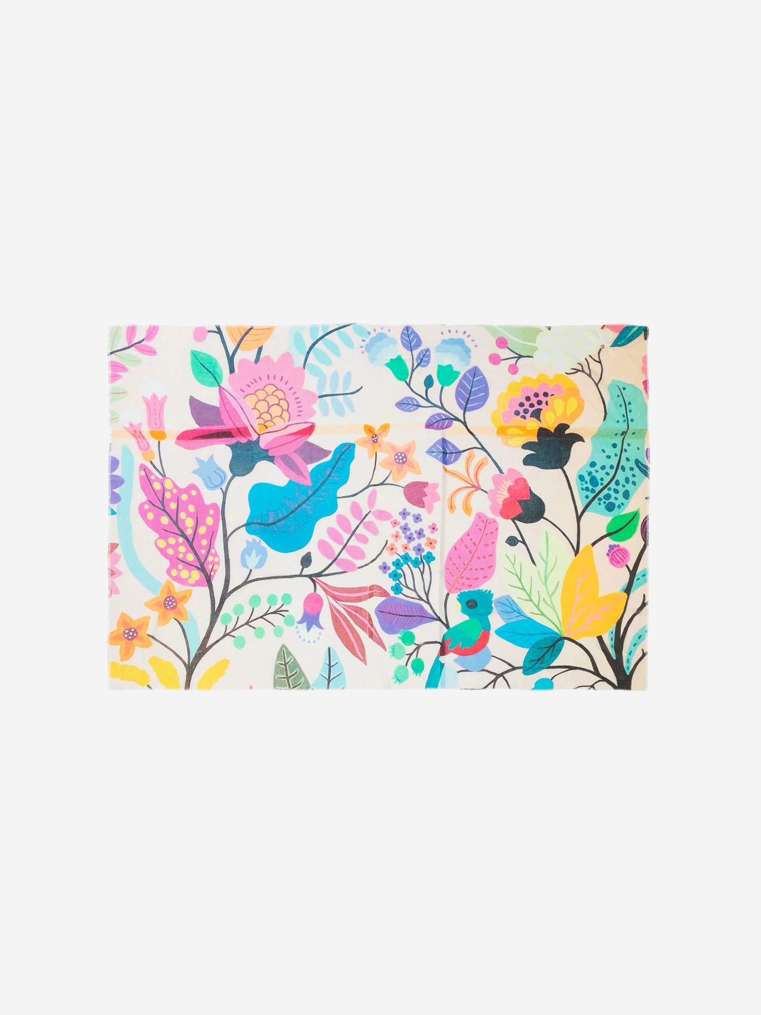 Talking Walls marysol colibri Single face rectangle-shaped scarf colibri