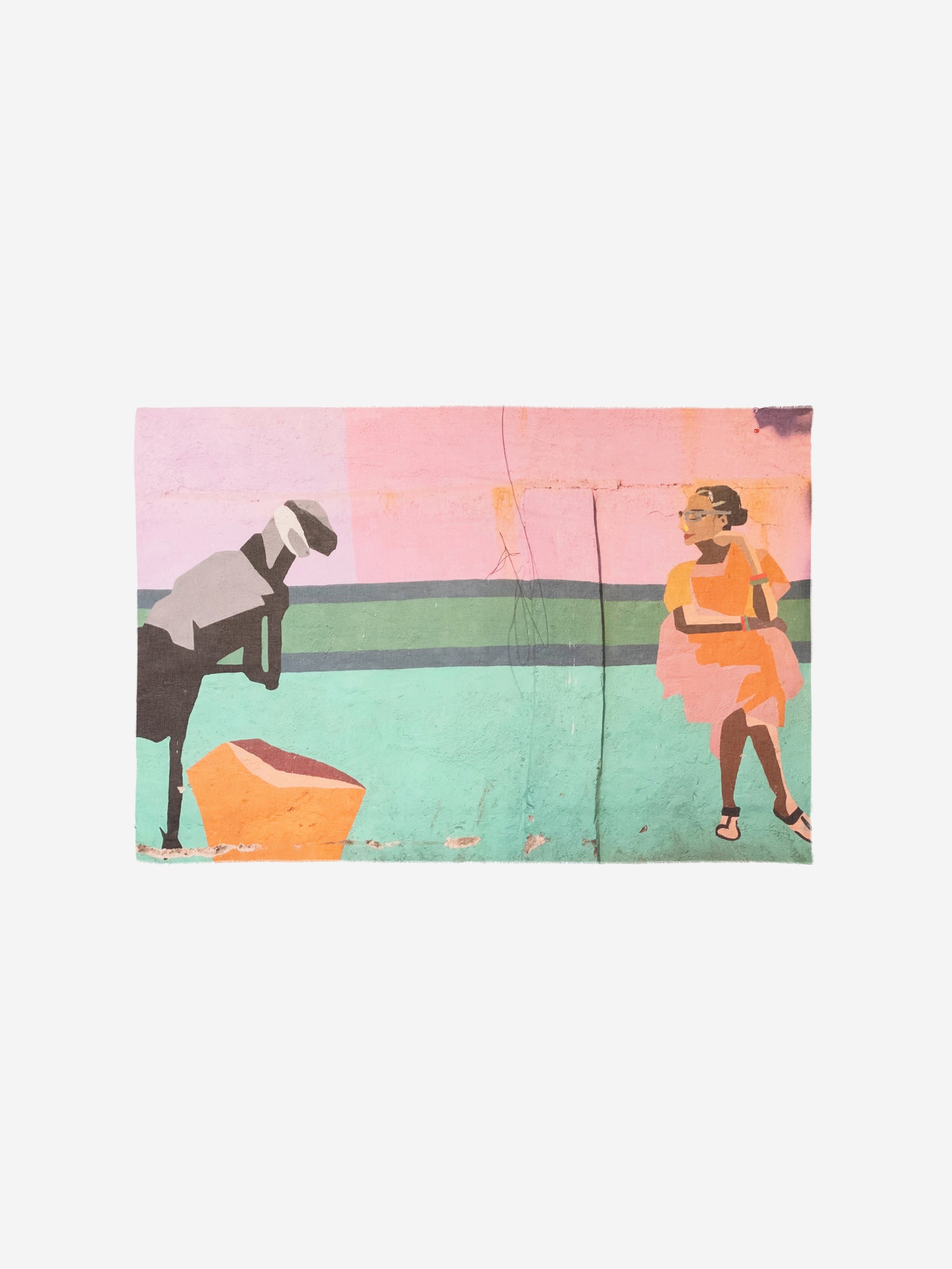 Talking Walls marysol muse Single face rectangle-shaped scarf muse