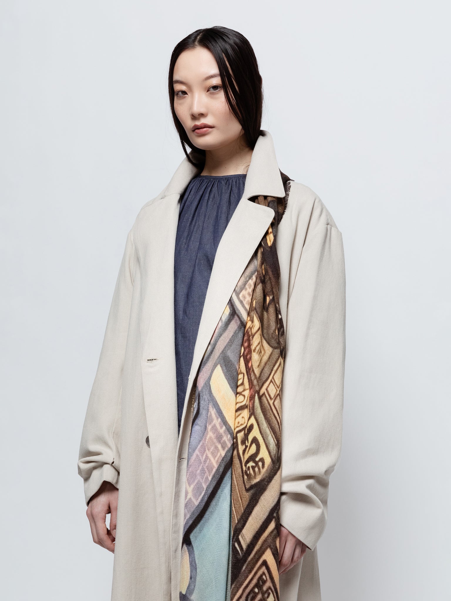 Talking Walls max block party single face square scarf block party