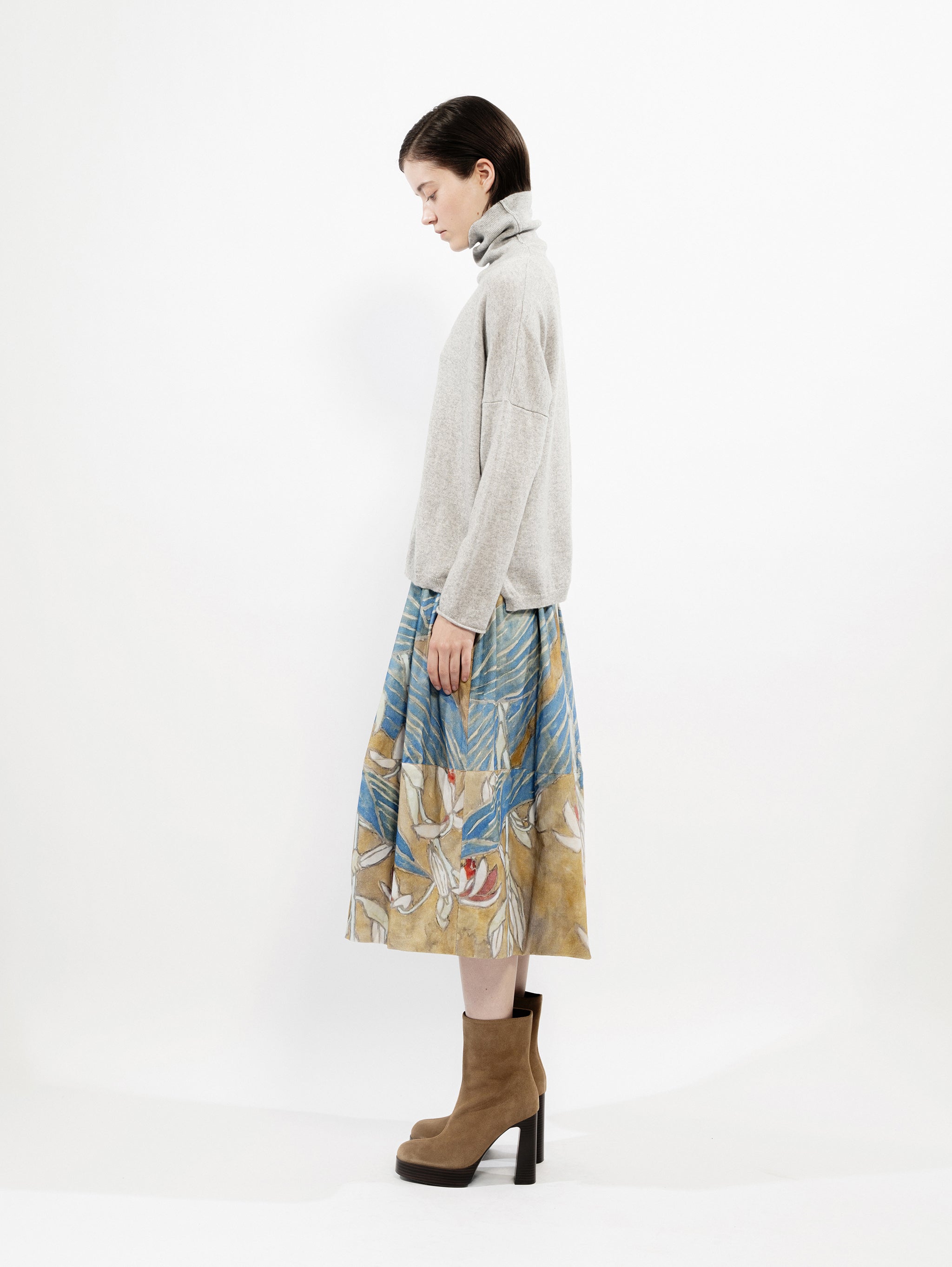 Talking Walls nona komadori Midi Skirt komadori