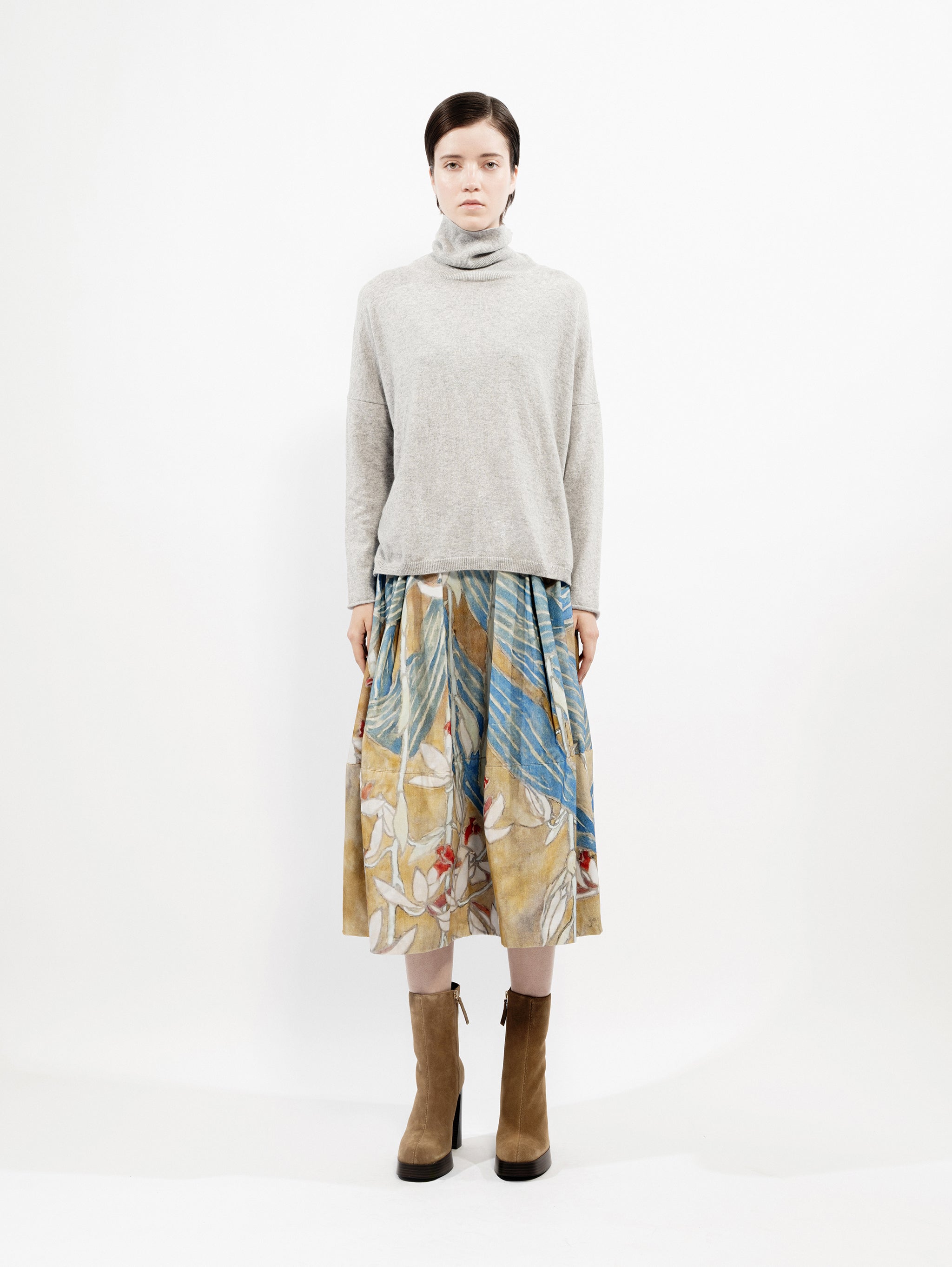 Talking Walls nona komadori Midi Skirt komadori