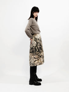 Talking Walls nona labyrinth Midi Skirt labyrinth