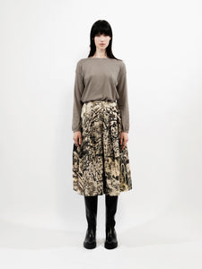 Talking Walls nona labyrinth Midi Skirt labyrinth