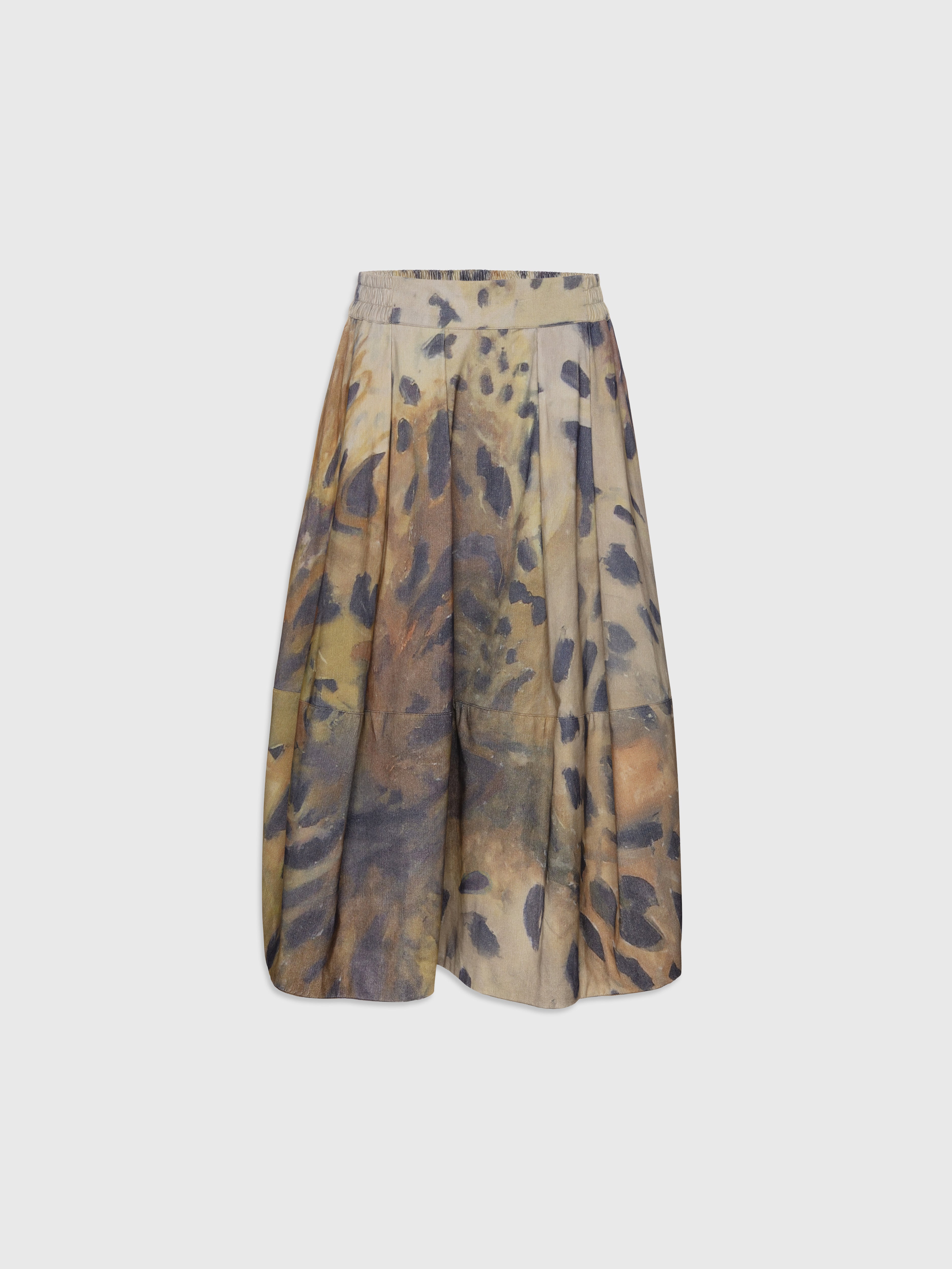 Talking Walls nona leopard Midi Skirt leopard