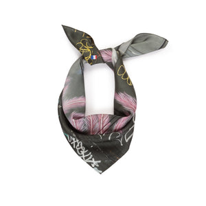 Talking Walls twiggy burlesque Single face square-shaped scarf burlesque