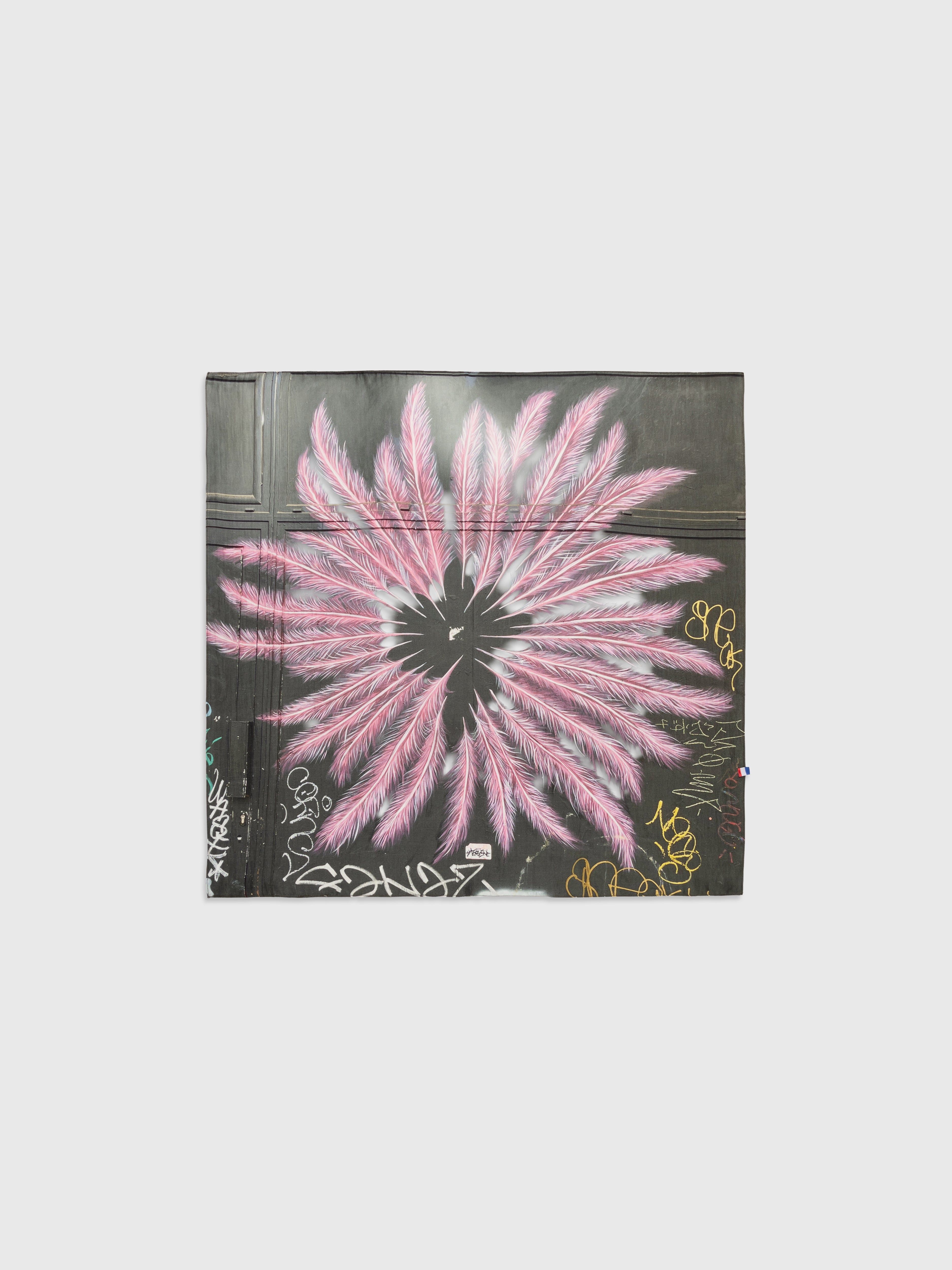 Talking Walls twiggy burlesque Single face square-shaped scarf burlesque