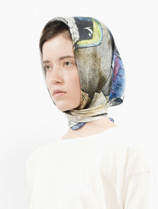 Talking Walls twiggy melody Single face square-shaped scarf melody