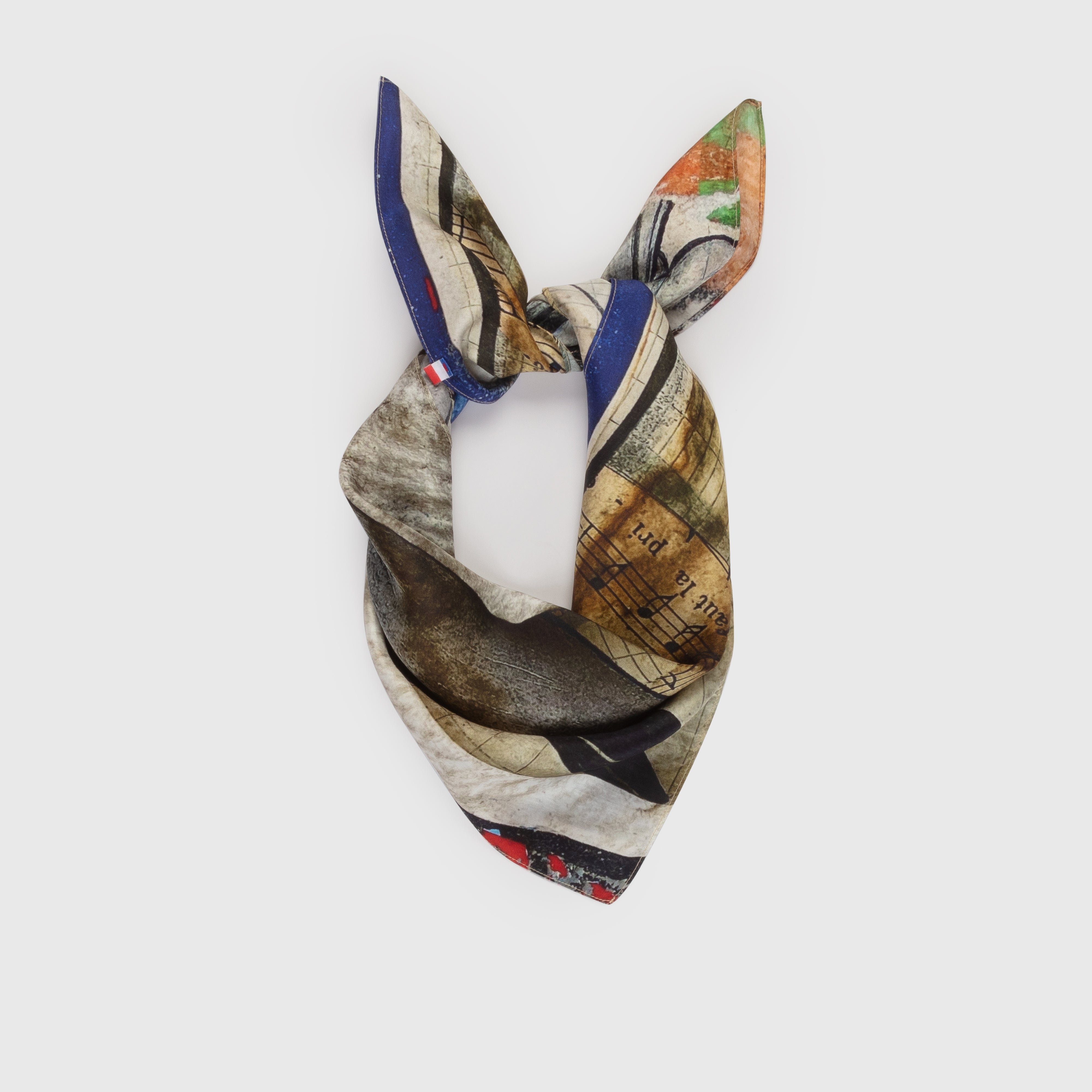 Talking Walls twiggy melody Single face square-shaped scarf melody