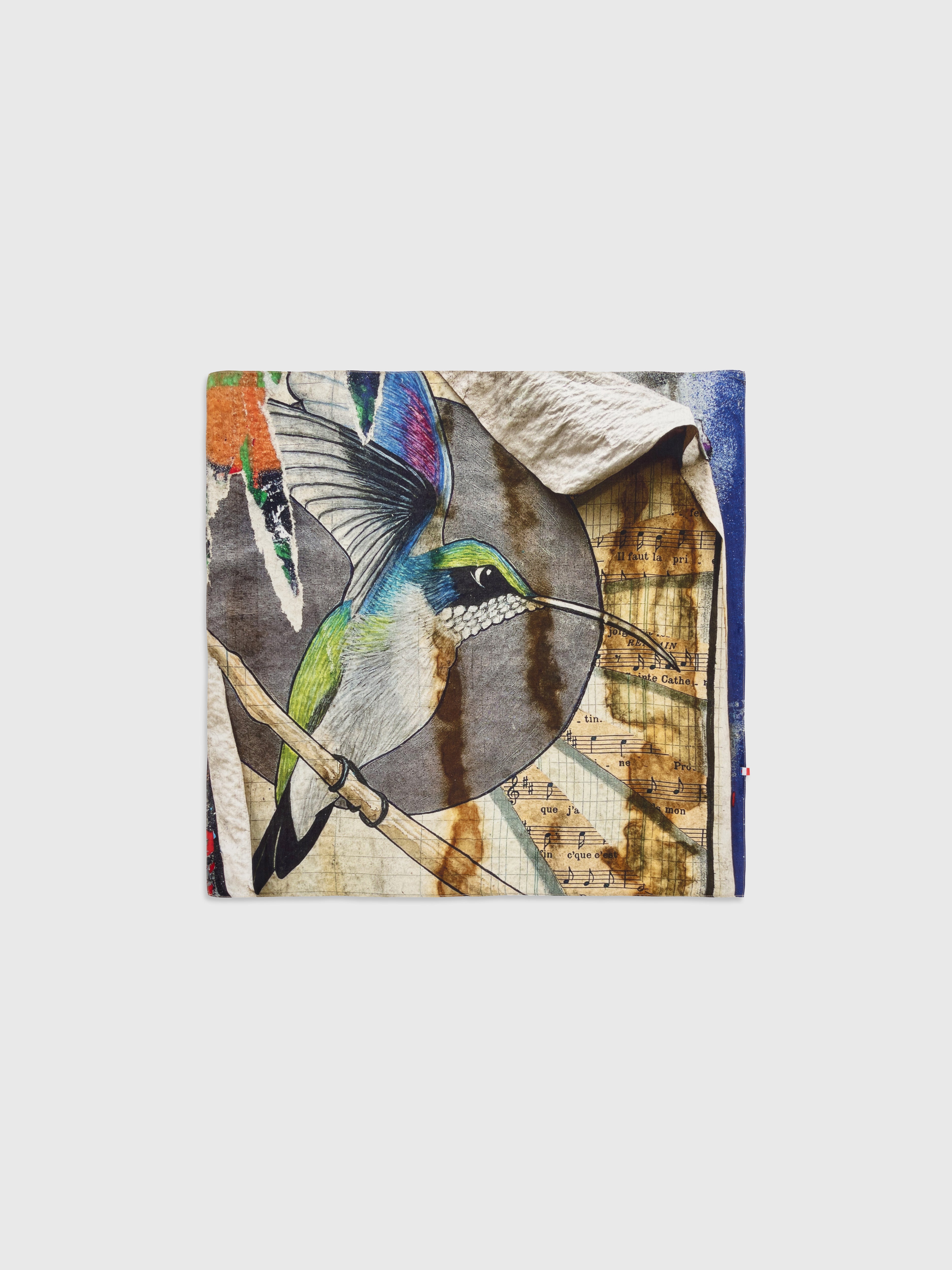 Talking Walls twiggy melody Single face square-shaped scarf melody