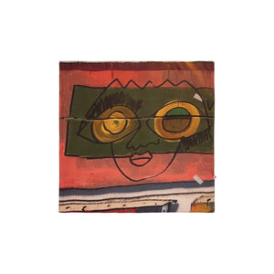 Talking Walls twiggy ocular Single face square-shaped scarf ocular