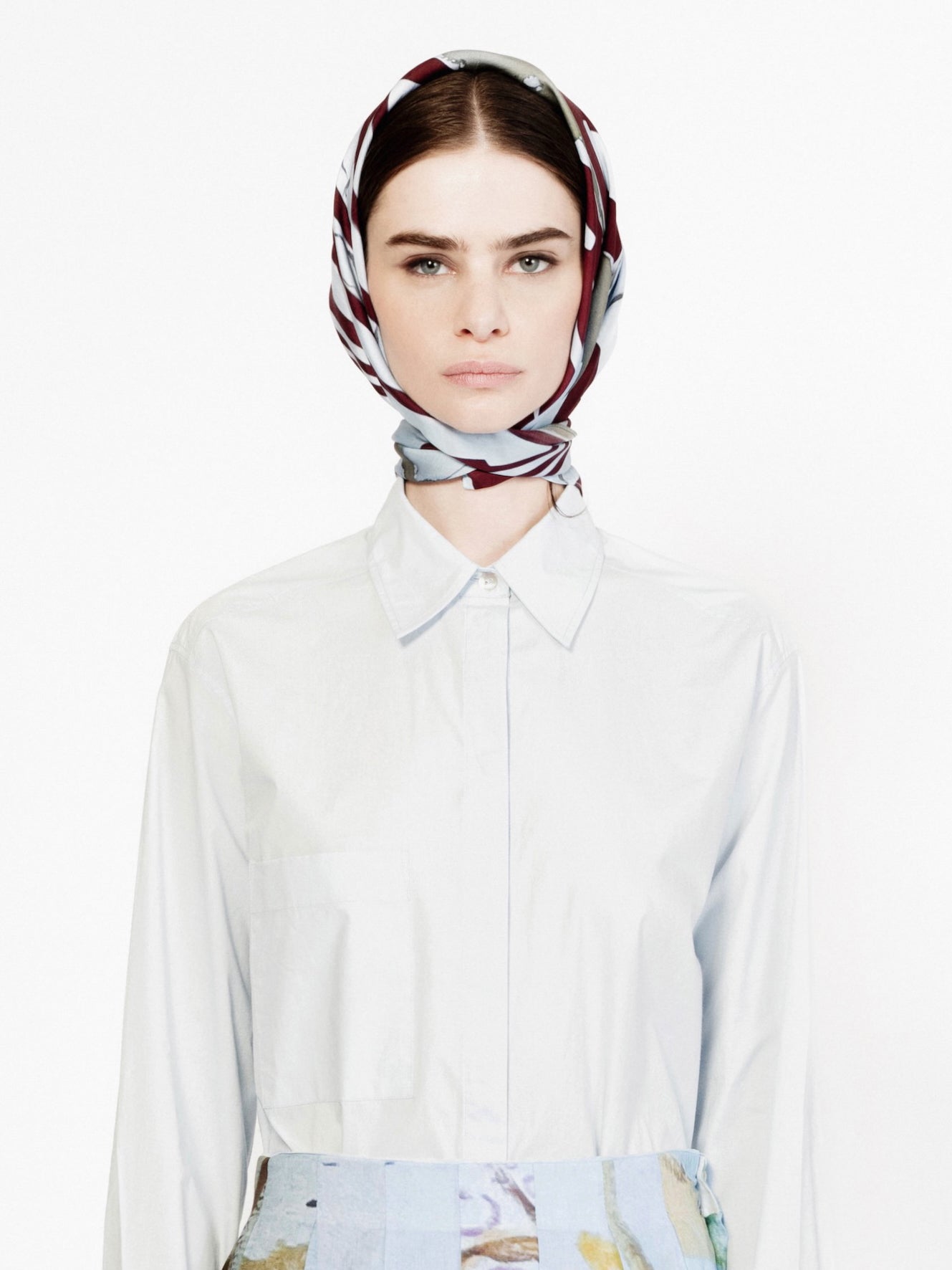 Talking Walls twiggy pop corn Single face square-shaped scarf pop corn