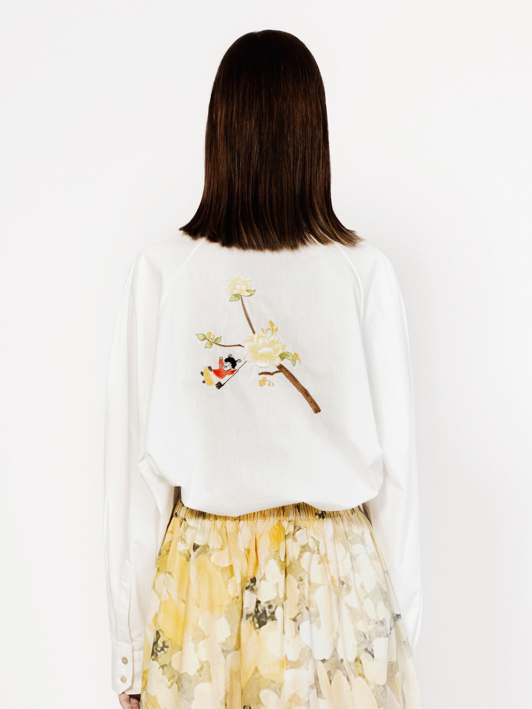 Talking Walls zita cha hu Boyfriend relaxed shirt cha hu