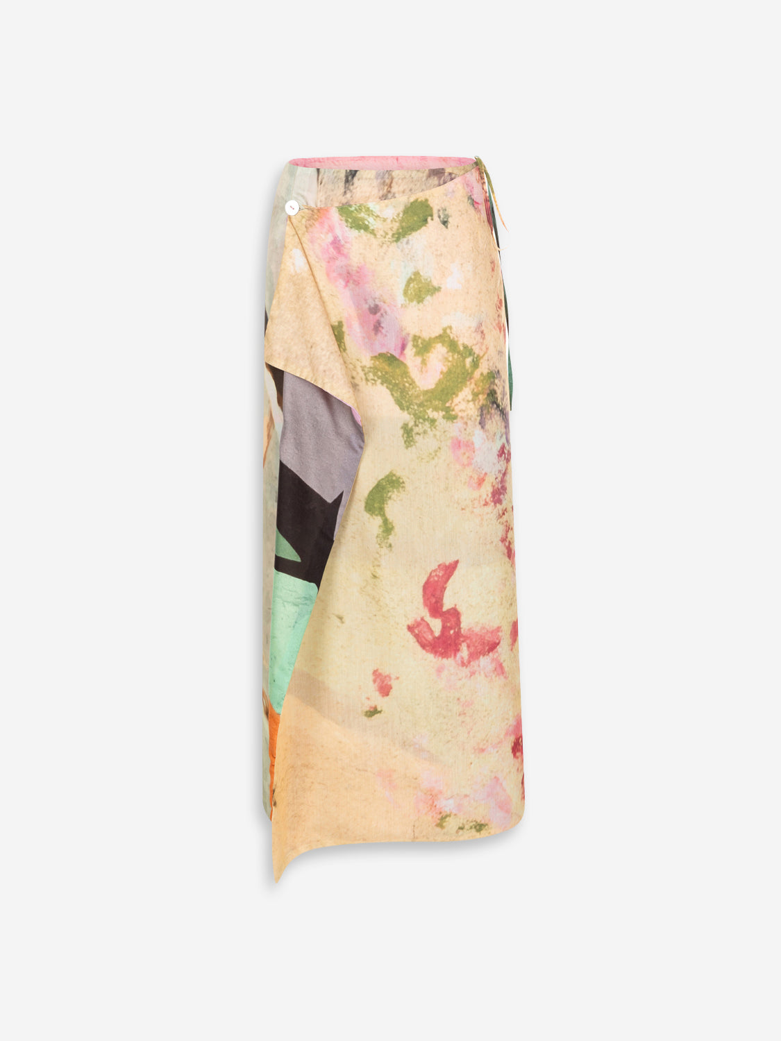 Talking Walls zoé muse Midi double sided, reversible wrap skirt muse