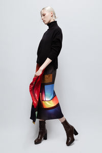 Talking Walls zoé sablon chez madie midi double sided reversible wrap skirt sablon chez madie