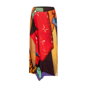 Talking Walls zoé sablon chez madie midi double sided reversible wrap skirt sablon chez madie